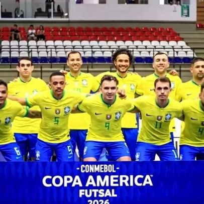 Brasil x Peru na semifinal de futsal: horário e onde assistir