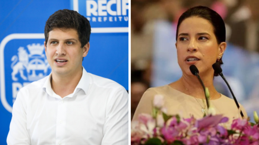 João Campos e Raquel Lyra – Fotos: Marcos Pastich/PCR e Divulgação/Assembleia Legislativa de Pernambuco