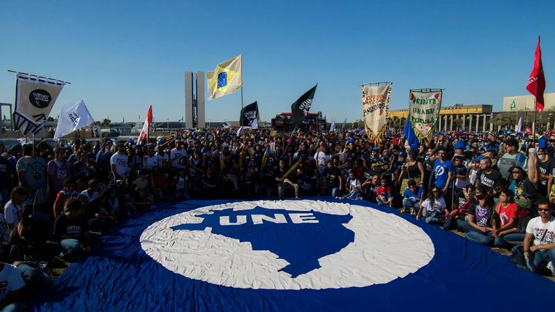 A União Nacional dos Estudantes criticou o ataque dos EUA à Venezuela. (Foto: Matheus Alves/UNE)