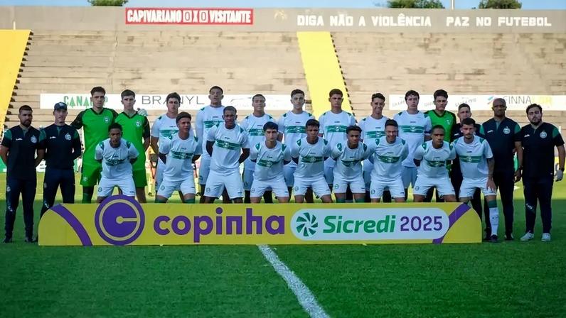 Coritiba caiu na Copinha de 2025 na terceira fase. Foto: Divulgação/Coritiba