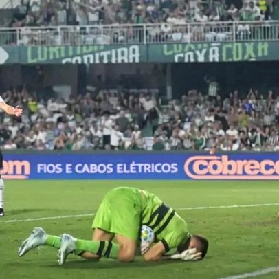 Pedro Morisco destaca grandes defesas, admite erro em derrota do Coritiba
