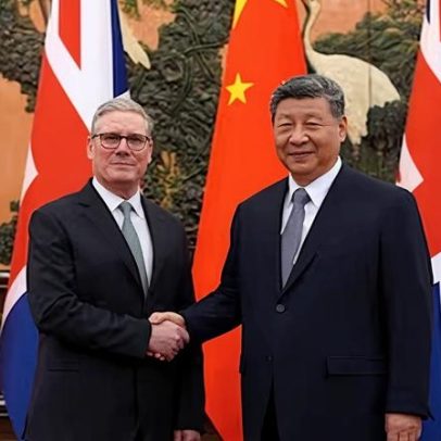 Starmer defende diante de Xi relação estratégica entre Reino Unido e China