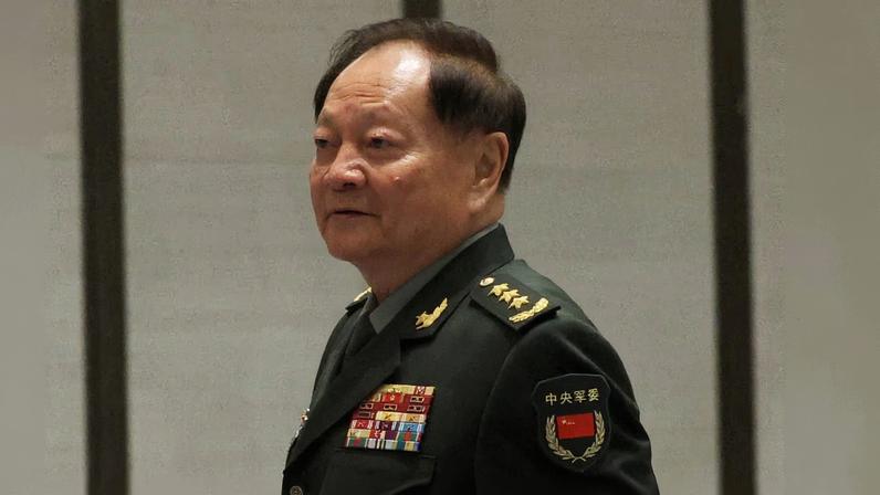 Chinese Central Military Commission (CMC) Vice Chairman Zhang Youxia arrives for a group photo session before the opening ceremony of the Western Pacific Naval Symposium in Qingdao, Shandong province, China April 22, 2024. REUTERS/Florence Lo//File Photo