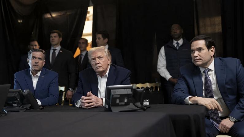 Photos show Trump watching U.S. military operation in Venezuela