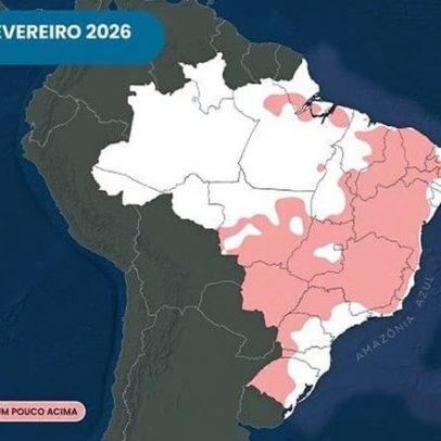 Previsão do clima no Brasil para fevereiro de 2026 é apresentada