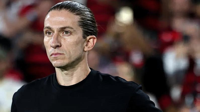 Filipe Luís durante jogo do Flamengo contra o Internacional pela Libertadores (Foto: Gilvan de Souza/Flamengo)