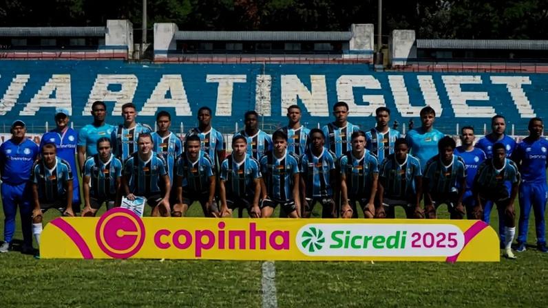 Grêmio caiu para o Corinthians na Copinha de 2025, na semifinal. Foto: Angelo Pieretti/Grêmio FBPA