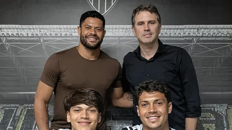 Filhos do camisa 7 do Galo, Hulk, atuarão nas categorias de base do clube