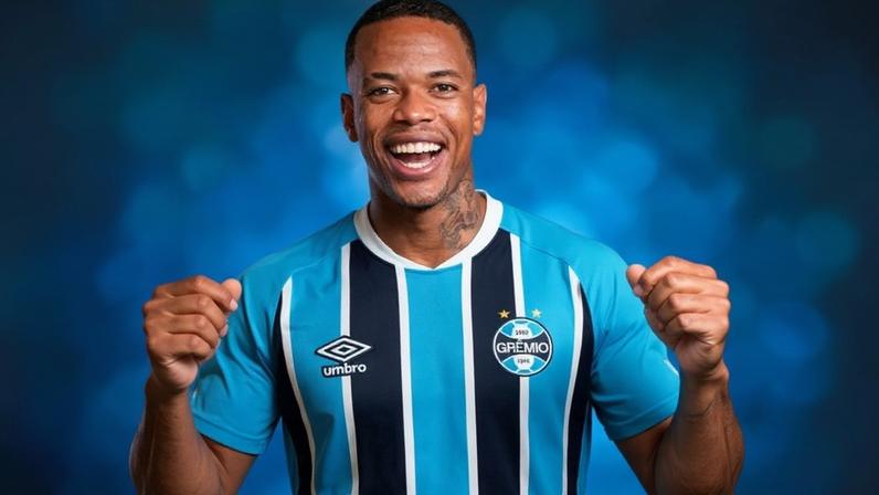 Caio Paulista é o novo reforço do Grêmio para 2026 (Foto: DIvulgação/Grêmio)