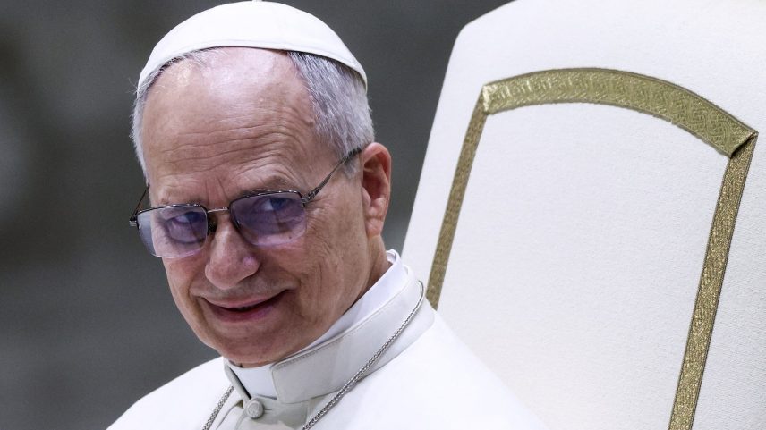 Pope Leo XIV attends the weekly general audience at the Paul VI hall at the Vatican, January 28, 2026.