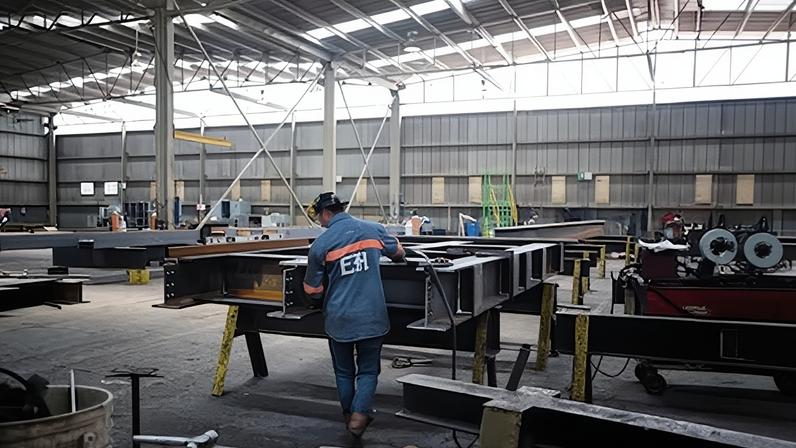 Fábrica de acero, en San Luis Potosí, en agosto de 2024.