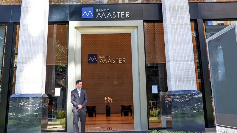 Fachada do Banco Master em São Paulo. Foto: Rovena Rosa/Agência Brasil