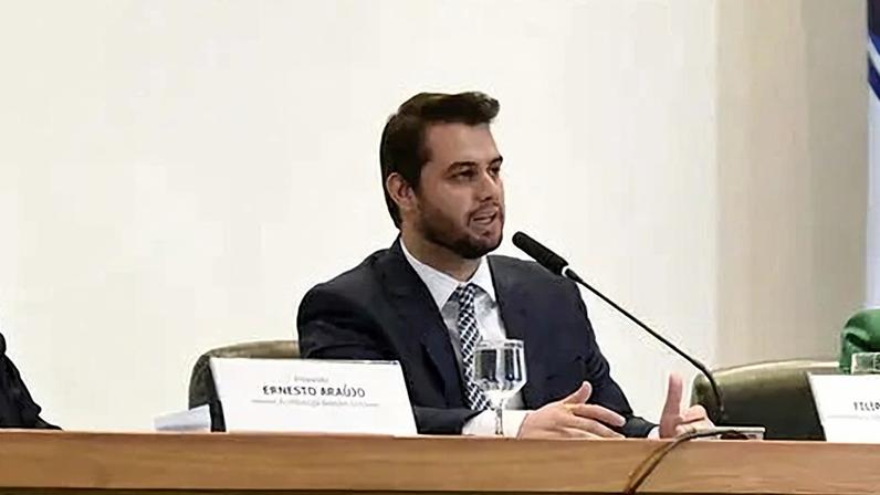 Filipe Martins, ex-assessor para Assuntos Internacionais da Presidência da República. (Foto: Raylson Ribeiro/MRE)