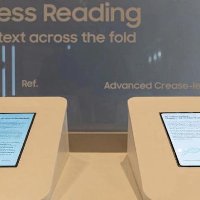 Será que o iPhone dobrável terá tela sem vinco?