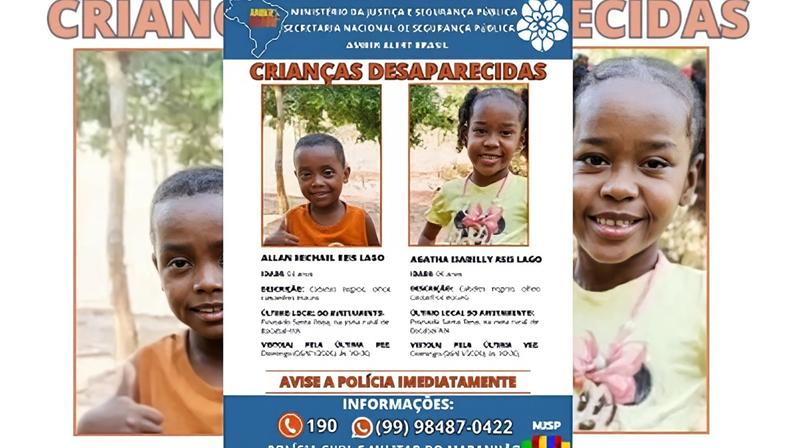 Quase um mês: hipóteses sobre desaparecimento de irmãos no MA