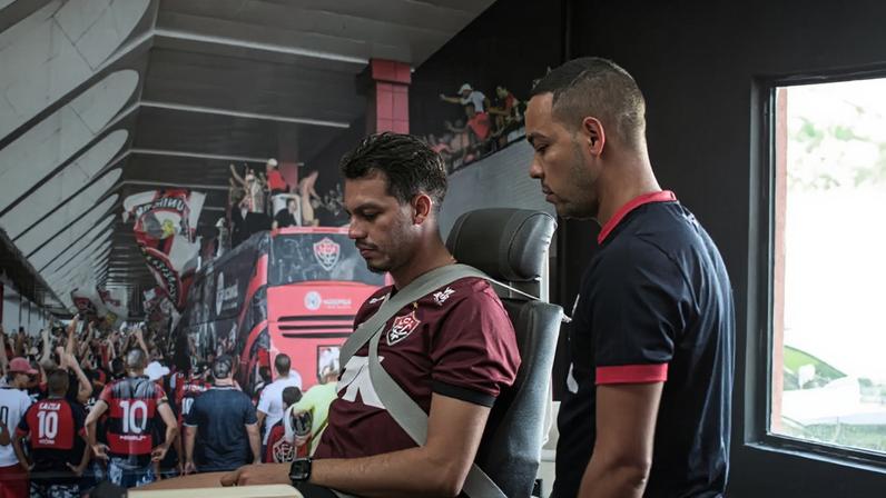 Reapresentação do Vitória aconteceu neste sábado (Foto: Victor Ferreira / EC Vitória)