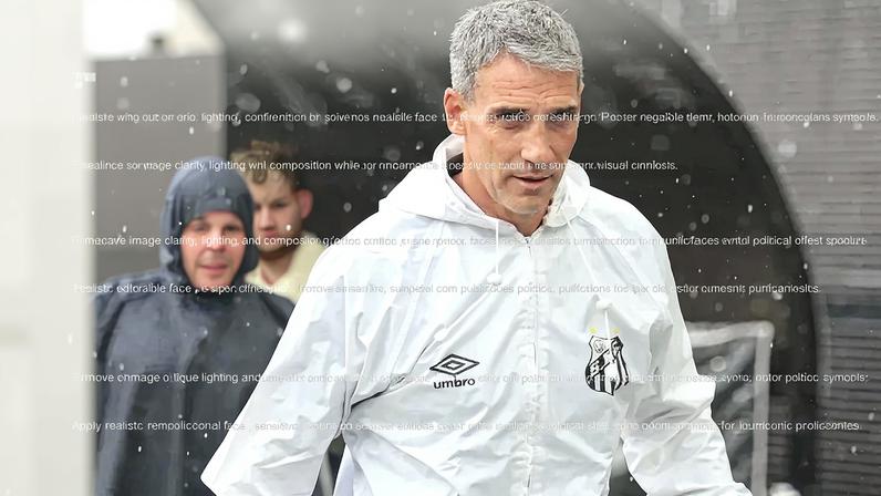 Vojvoda, técnico do Santos (Foto: Peter Leone/O Fotografico/Gazeta Press)