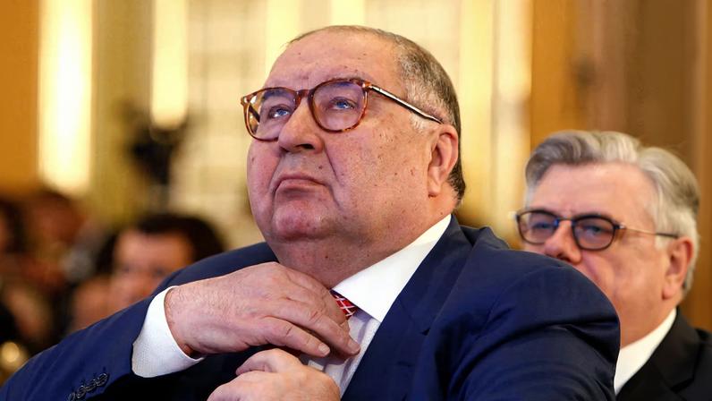 Founder of USM Holdings Usmanov attends session during Week of Russian Business during Week of Russian Business in Moscow
