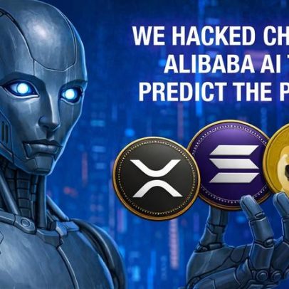 IA da Alibaba hackeada para prever preços de XRP, Solana e Dogecoin até 2026