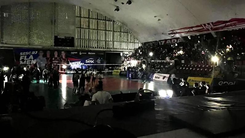 Ginásio do Tijuca ficou sem energia por aproximadamente 20 minutos