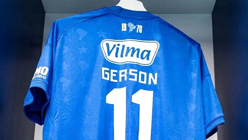 Camisa 11 do Gerson (Foto: Gustavo Aleixo/Cruzeiro)
