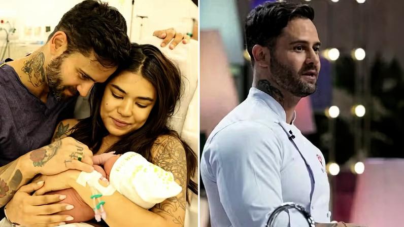 Nasce Laura, filha do confeiteiro e jurado do 'MasterChef Brasil' Diego Lozano e Deise Cardoso — Foto: Talita Ciardi
