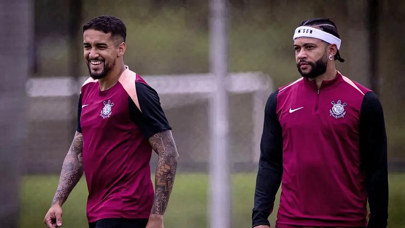 Memphis Depay volta a ser relacionado pelo Corinthians (Foto: Rodrigo Coca/Agência Corinthians)
