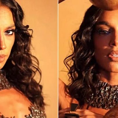 Alane Dias surpreende com look de cola quente em ensaio para a Grande Rio