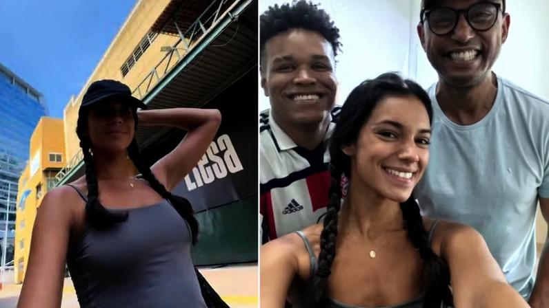 Alane Dias cumpre agenda como musa da Grande Rio: 'O Carnaval já começou'