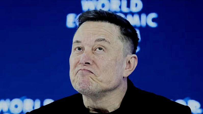 Elon Musk no Fórum Econômico Mundial, em Davos (Suíça), em janeiro de 2026 — Foto: AP Photo/Markus Schreiber