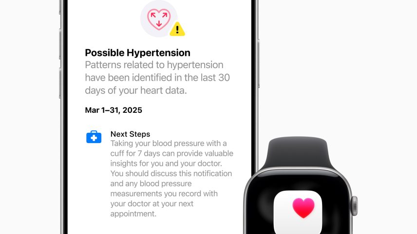 Mulher usa o Apple Watch, que teve a função de alerta de hipertensão liberada no Brasil — Foto: Divulgação