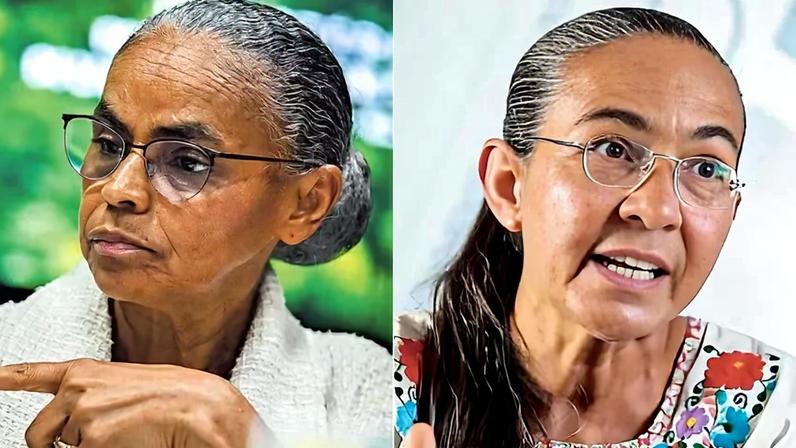 As ex-aliadas Marina Silva e Heloísa Helena - Divulgação/Rede