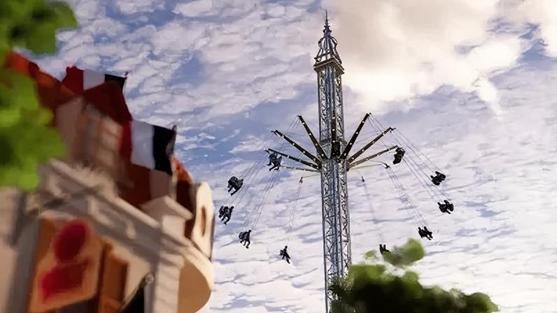 Projeto da nova atração do Hopi Hari, prevista para abrir no segundo semestre de 2026