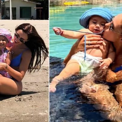 Bruna Biancardi curte mansão em Mangaratiba com Mavie e Mel