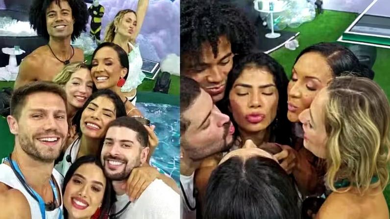 Elenco do BBB 26 reunido em festa — Foto: Reprodução/Instagram