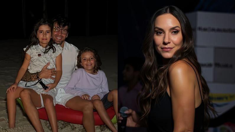 Daniel Cady com as filhas e Ivete Sangalo — Foto: Reprodução/Instagram/barbara_landim