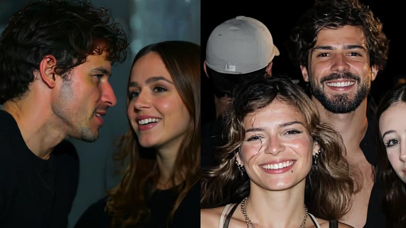 Shawn Mendes e Bruna Marquezine se reúnem com Luana Maia e Lucca Picon — Foto: BrazilNews e Reprodução/Instagram