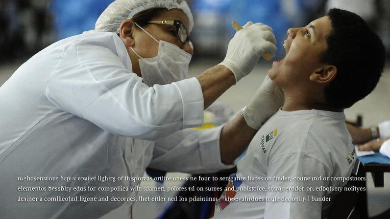 Caminhos da Reportagem sobre saúde bucal. No Dia Mundial do Sorriso, a Oral-B e o programa Dentista do Bem realizam a terceira edição da maior triagem odontológica do mundo, atendendo jovens na quadra da Unidos de Vila Isabel. Foto: Tânia Rêgo/Agência Brasil