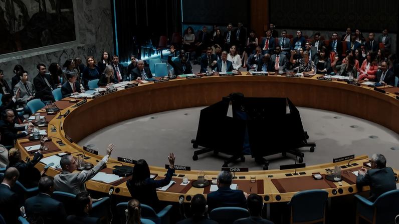 Votação no Conselho de Segurança da ONU da resolução que suspenderia as sanções ao Irã na sede da ONU na cidade de Nova York, EUA 19/09/2025 REUTERS/Eduardo Munoz