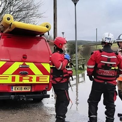 Local para viajantes sofre enchentes sem precedentes