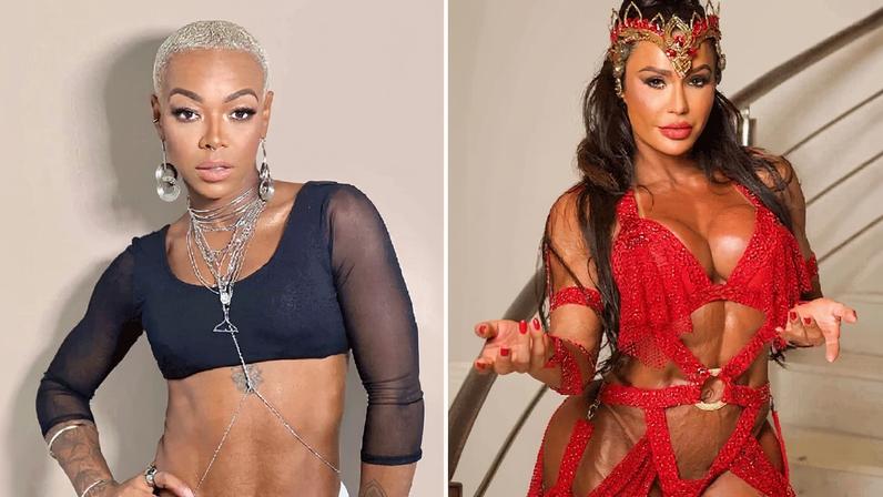 Dandan Firmo e Gracyanne Barbosa — Foto: Divulgação e Reprodução/Instagram