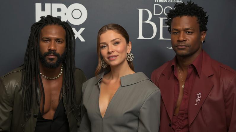 Andre Luiz Miranda, Grazi Massafera e David Junior — Foto: Reprodução/Quem