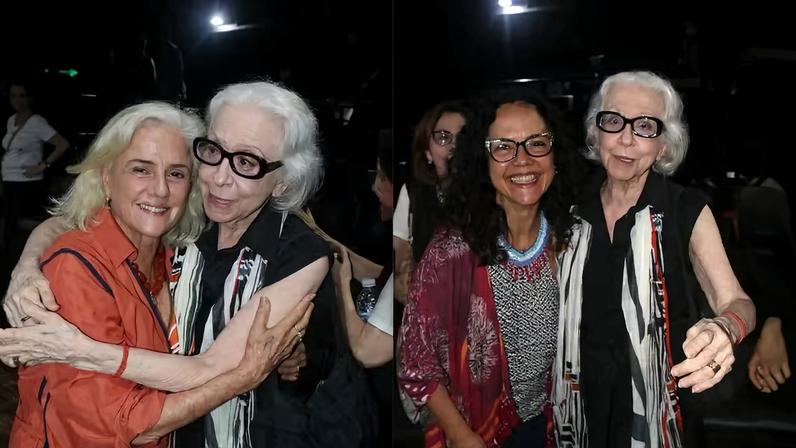 Marieta Severo, Fernanda Montenegro e Teresa Seiblitz — Foto: Rogério Fidalgo - AGNEWS