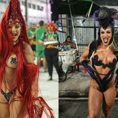 Musas e Rainhas brilham em ensaio técnico na Sapucaí