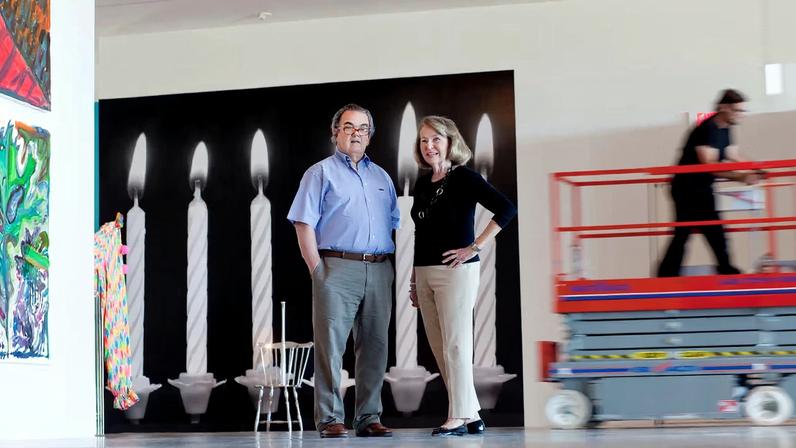 Rosa and Carlos de la Cruz. After Rosa died in February 2024, Carlos closed her Miami museum and sold off her collection to pay taxes and operating costs