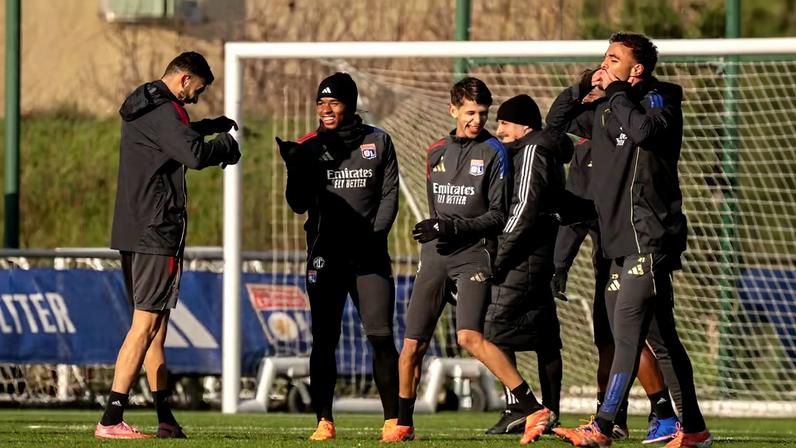 Endrick treina pela primeira vez pelo Lyon — Foto: Divulgação/Lyon