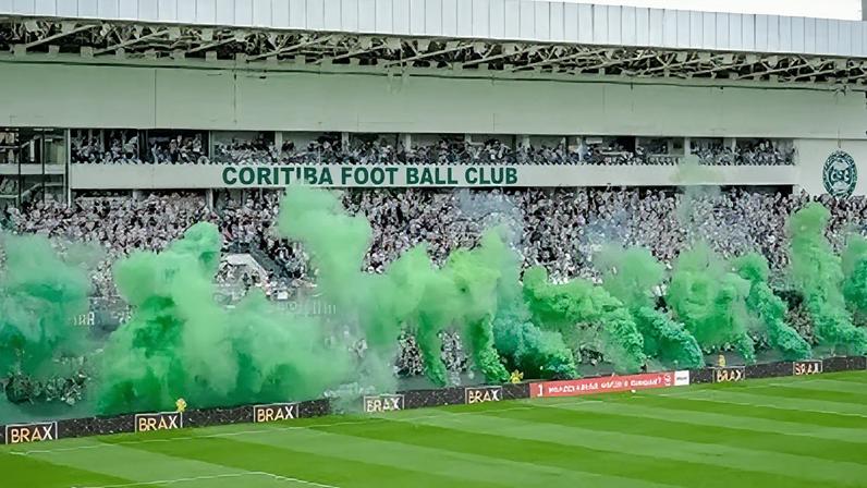 Festa da torcida do Coritiba no Couto Pereira