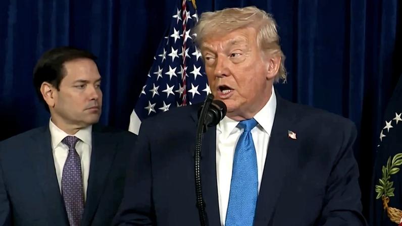Donald Trump declara que forças dos EUA ficarão na Venezuela até transição pacífica.