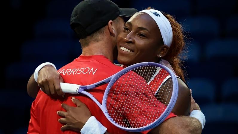 Coco Gauff e Christian Harrison (Foto: United Cup)