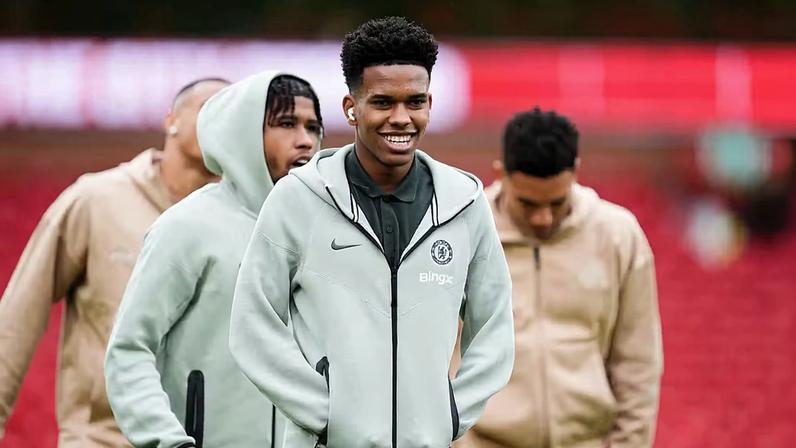 Estêvão é um dos trunfos do Chelsea contra o Napoli pela Champions — Foto: Getty Images